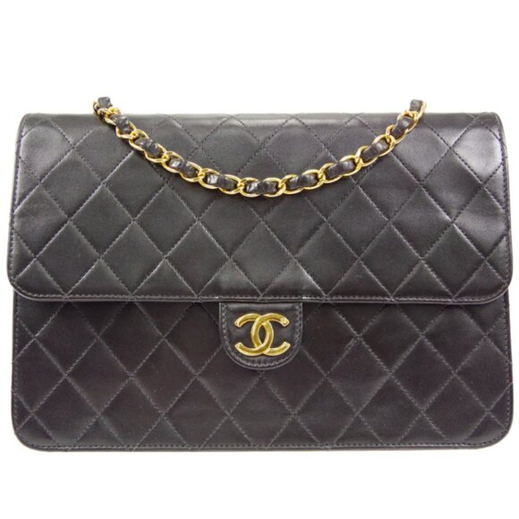 Vintage Chanel single flap bag medium (authentic) - Picture 1 of 2